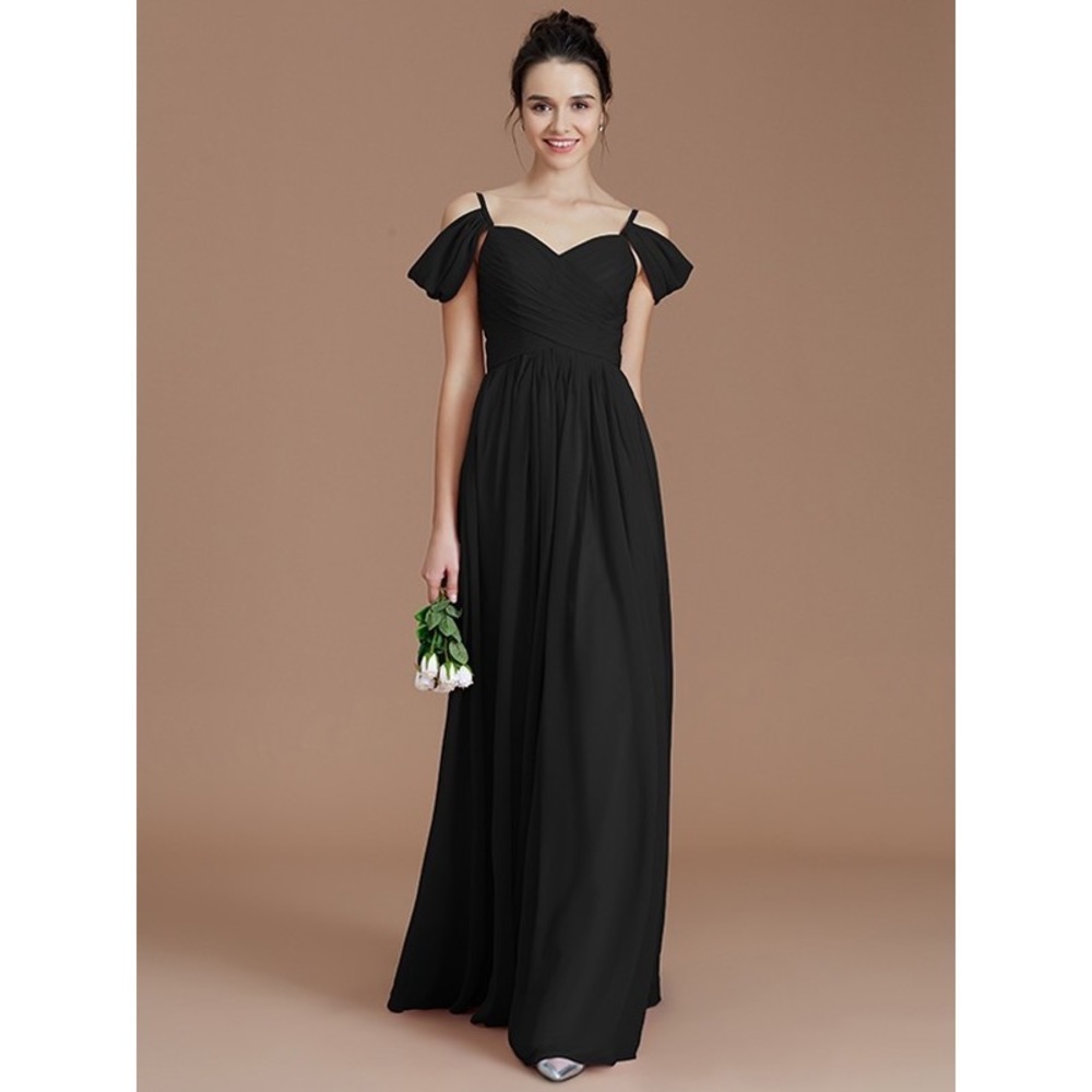 NWT AW.Bridal A-Line Off Shoulder Bridesmaid Dress